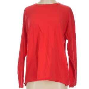 We The Free Arden Tomato Red Oversized Tunic Top Size L Lagenlook Minimalist